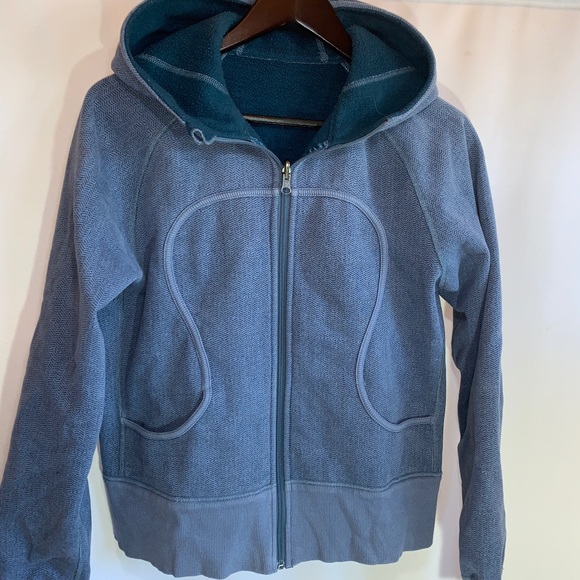 Lululemon Athletica Blue Scuba Hoodie 10 - Picture 2 of 8